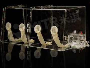 Kastenähnlicher B 4 Handschuh-Hafen des Sondergröße-transparenten Handschuh-mit Energie-Streifen