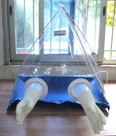 PVC-Laborhandschuhschachtel, Captair-Pyramiden-Handschuh-Tasche für Prüfungsuntersuchung