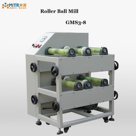 2 Rollen-Schicht-Laborglas-Mühlmaschine, Schleifmühle GMS3-8 des Labor1.1kw