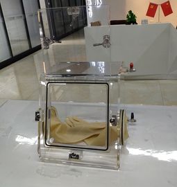 Tragbare Prüfungs-Kammer-Laborhandschuhschachtel mit dem 40mm Breiten-Edelgas-Bereinigen