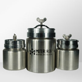 Horizontale Edelstahl-Kugelmühlen-Mahlbecher für Rollenkugelmühle / Topfmühle