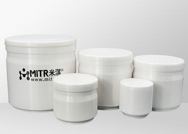 rüttelt keramische Ball-Mühle des Zirkoniumdioxid-50ml optionales Volumen-reibende weiße Farbe