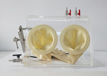 Kleine voll- Ansicht Laborhandschuhschachtel mit Stickstoff/Argon/Helium