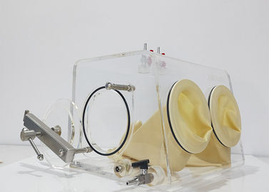 Kleine voll- Ansicht Laborhandschuhschachtel mit Stickstoff/Argon/Helium