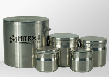 Edelstahl-Ball-Mühlglas 50ml - reibendes Glas des Volumen-2500ml/des planetarischen Balls
